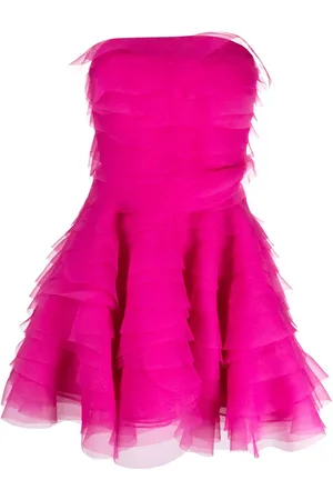 Ana Radu Ruffled organza minidress