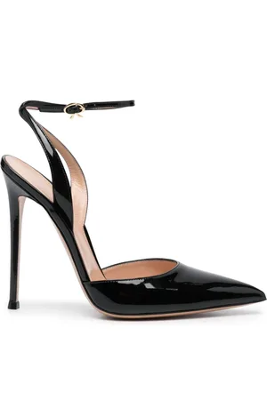 Gianvito Rossi 130mm patent pointed sandals
