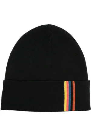 Paul Smith Stripe-detail wool beanie