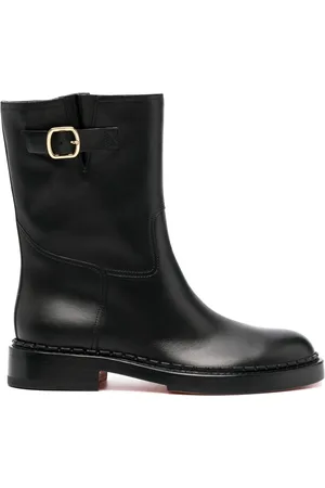 santoni Zip-up leather ankle boots