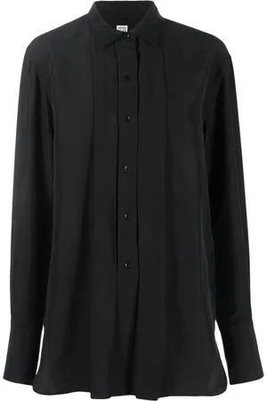 Totême Pleated silk shirt
