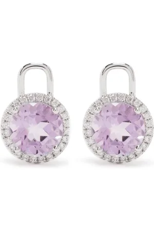 Kiki Mcdonough 18kt white gold Grace amethyst drops
