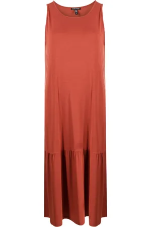 Eileen Fisher Sleeveless lyocell midi dress
