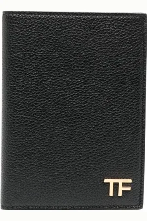Tom Ford Logo-plaque leather wallet