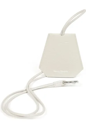 Maison Margiela Logo-stamp leather keyring