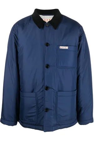 Marni Logo-patch lightweight jacket