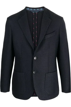 Etro Tie-pattern jacquard blazer