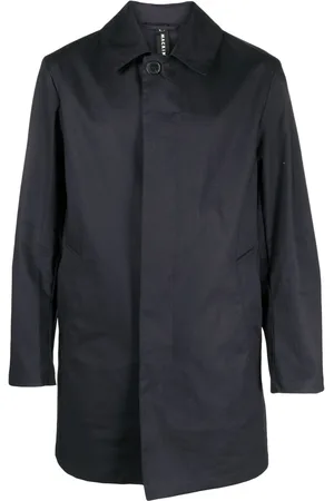 MACKINTOSH Single-breasted cotton raincoat