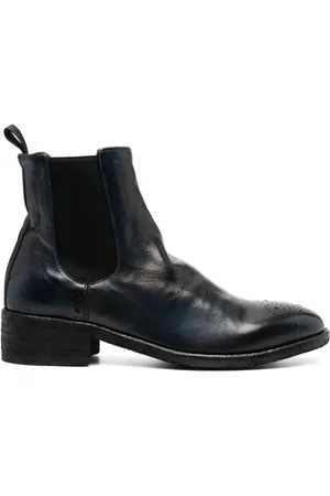 Officine creative Elasticated side-panels leather boots