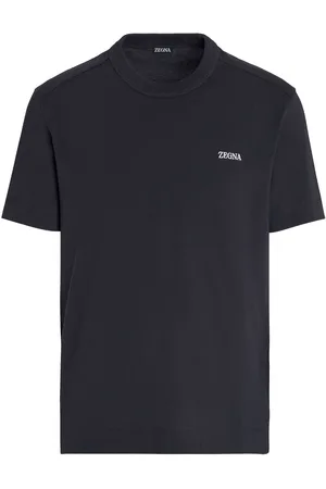 Ermenegildo Zegna Logo-embroidered cotton T-shirt