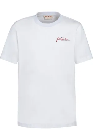 Marni Wordsearch-print cotton T-shirt