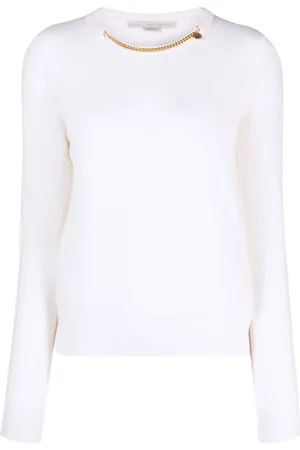 Stella McCartney Chain-embellished wool jumper