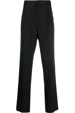 Lanvin Straight-leg pleated wool trousers