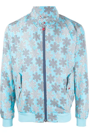 Kiton Graphic-print bomber jacket