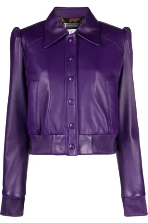 Philipp Plein Softy leather bomber jacket
