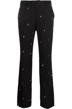 Maison Margiela Paint-splatter effect tailored trousers