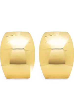 FEDERICA TOSI Oval-design polished earrings