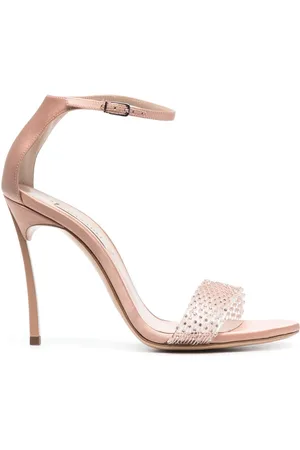 Casadei 100mm Blade Twenties satin pumps