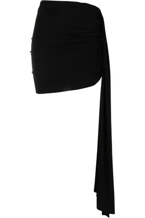 MAGDA BUTRYM Draped asymmetric miniskirt