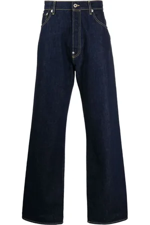 Kenzo Dark-wash wide-leg trousers