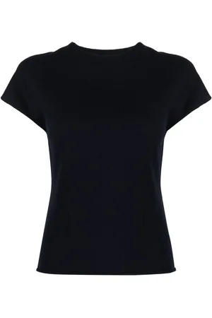 Vince Short-sleeve wool-blend T-shirt