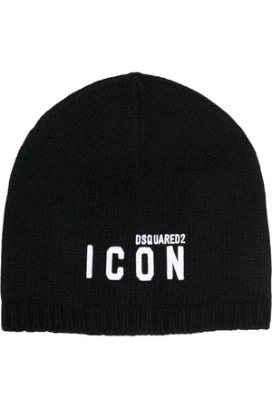 Dsquared2 Logo-embroidered wool beanie