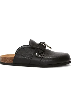 J.W.Anderson Padlock leather mules