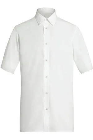 Maison Margiela Four-stitch short-sleeve shirt