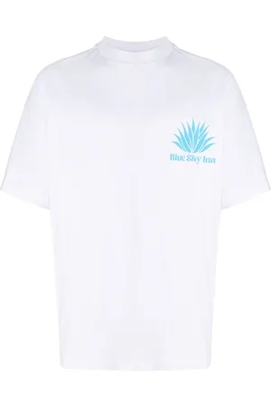 BLUE SKY INN Embroidered-logo cotton T-shirt