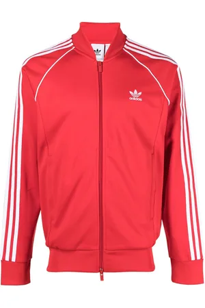 adidas Trefoil-logo zip-up sweatshirt