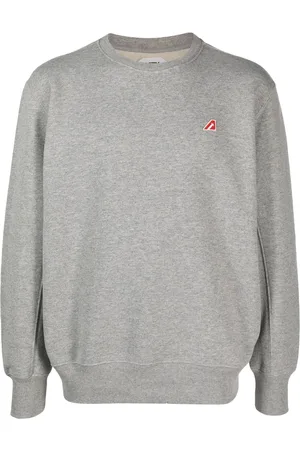 Autry Logo-patch cotton sweatshirt