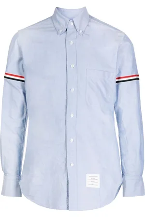 Thom Browne RWB stripe cotton shirt