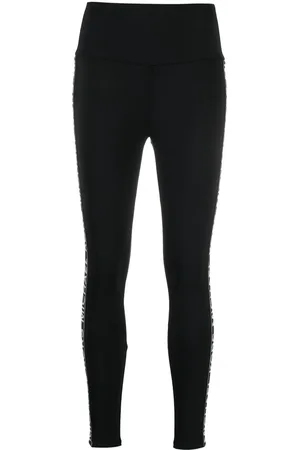 Michael Kors Logo-tape high-waisted leggings
