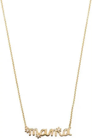 Sydney Evan 14kt yellow Mama Daisy necklace
