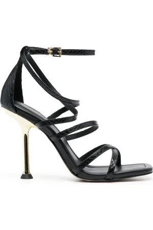Michael Kors Imani 105mm snakeskin-print sandals