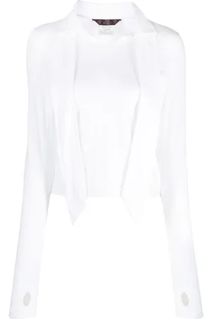John Galliano 1990 bow-detail cotton blouse