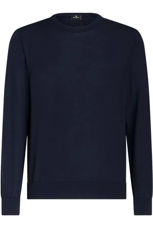 Etro Logo-embroidered cashmere-silk jumper