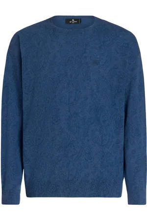 Etro Logo-embroidered wool jumper