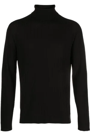 Giorgio Armani Roll-neck intarsia-knit jumper