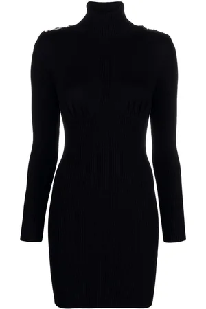 Elisabetta Franchi Knitted long-sleeve minidress