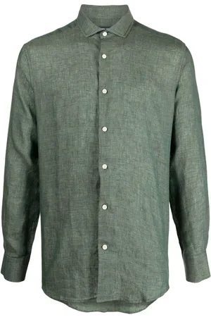 Frescobol Carioca Antonio long-sleeve linen shirt