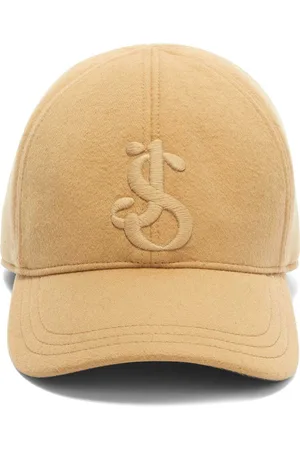 Jil Sander Logo-embroidery cashmere baseball cap