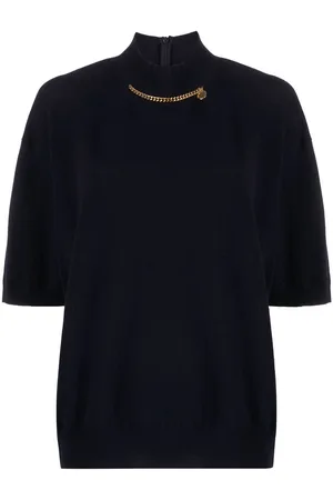 Stella McCartney Falabella high-neck wool blouse