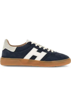 Hogan Logo-patch leather sneakers