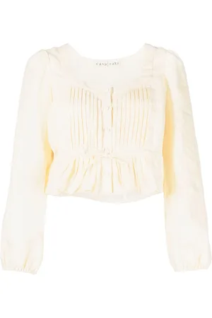 Casa Raki Fini pleated blouse