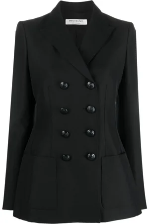 Serafini Embossed-buttons double-breasted blazer