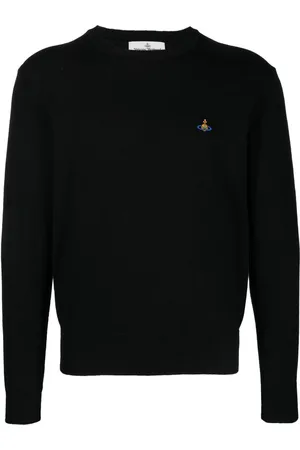 Vivienne Westwood Orb-embroidery crew-neck jumper