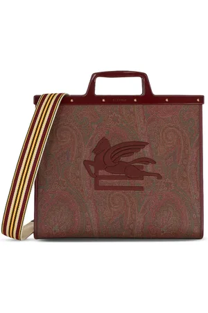 Etro Pegaso-motif shopping bag