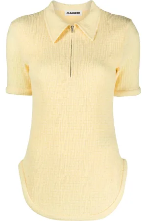 Jil Sander Half-zip gaufre polo shirt