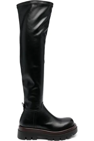 Pinko Leather knee-high boots